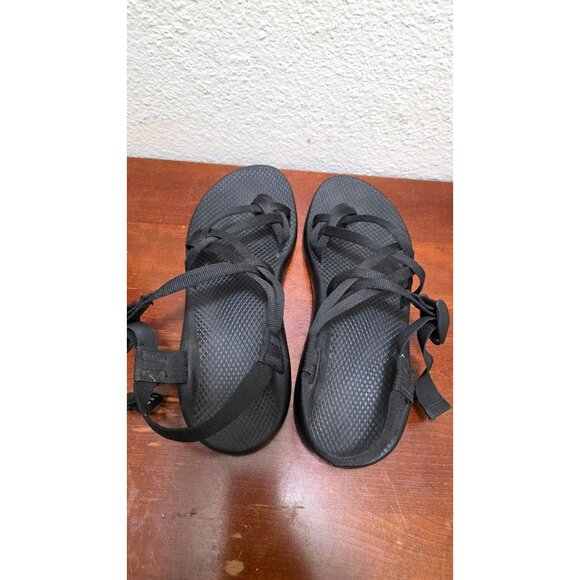 Chaco Women's ZX/2 Black Outdoor Sport Sandals Adjustable Straps Size 11 - Picture 4 of 7